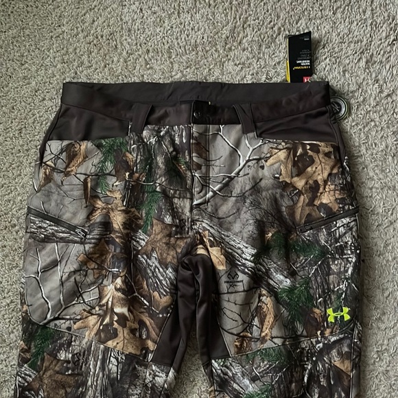 NWT Men’s Under Armour Stealth Fleece Hunting Pants Green Camouflage Size 42x32 - Picture 4 of 16